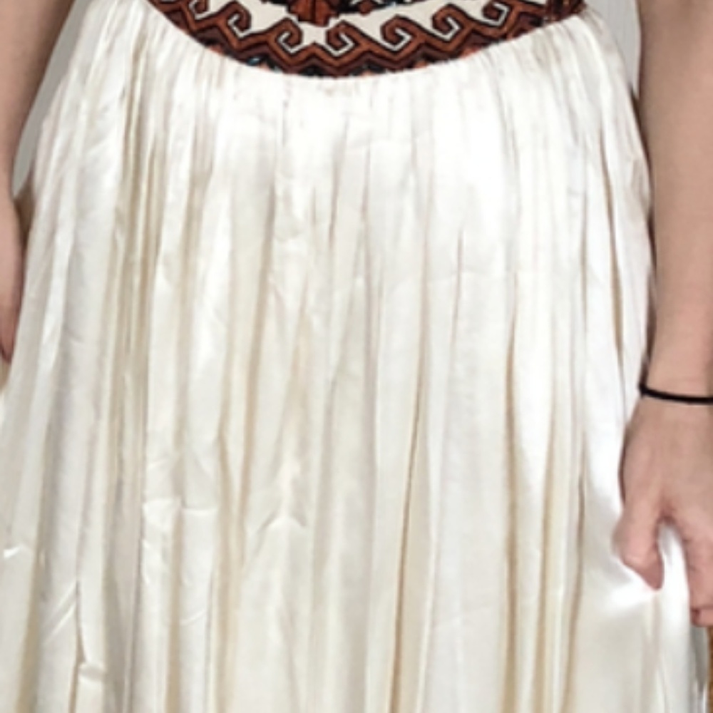 NEW $798 Mara Hoffman Beaded Silk Maxi Dress Gown - Picture 4 of 9
